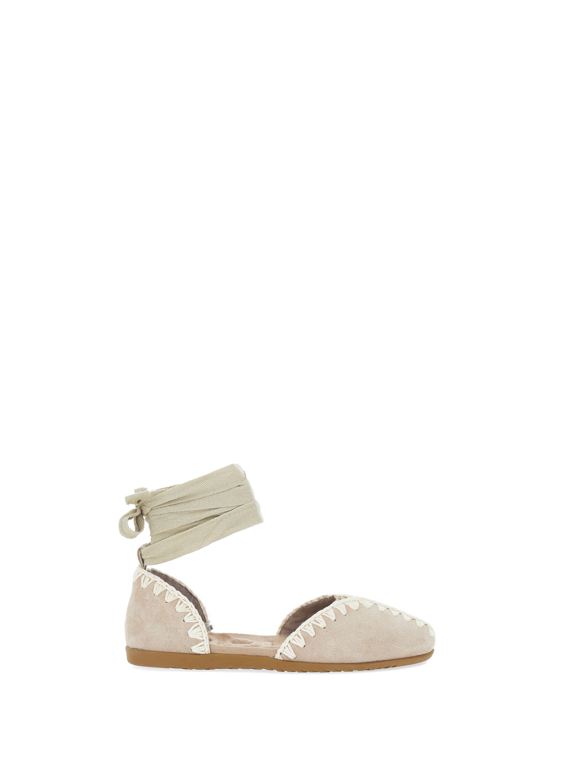 Espadrillas pelle scamosciata BEIGE