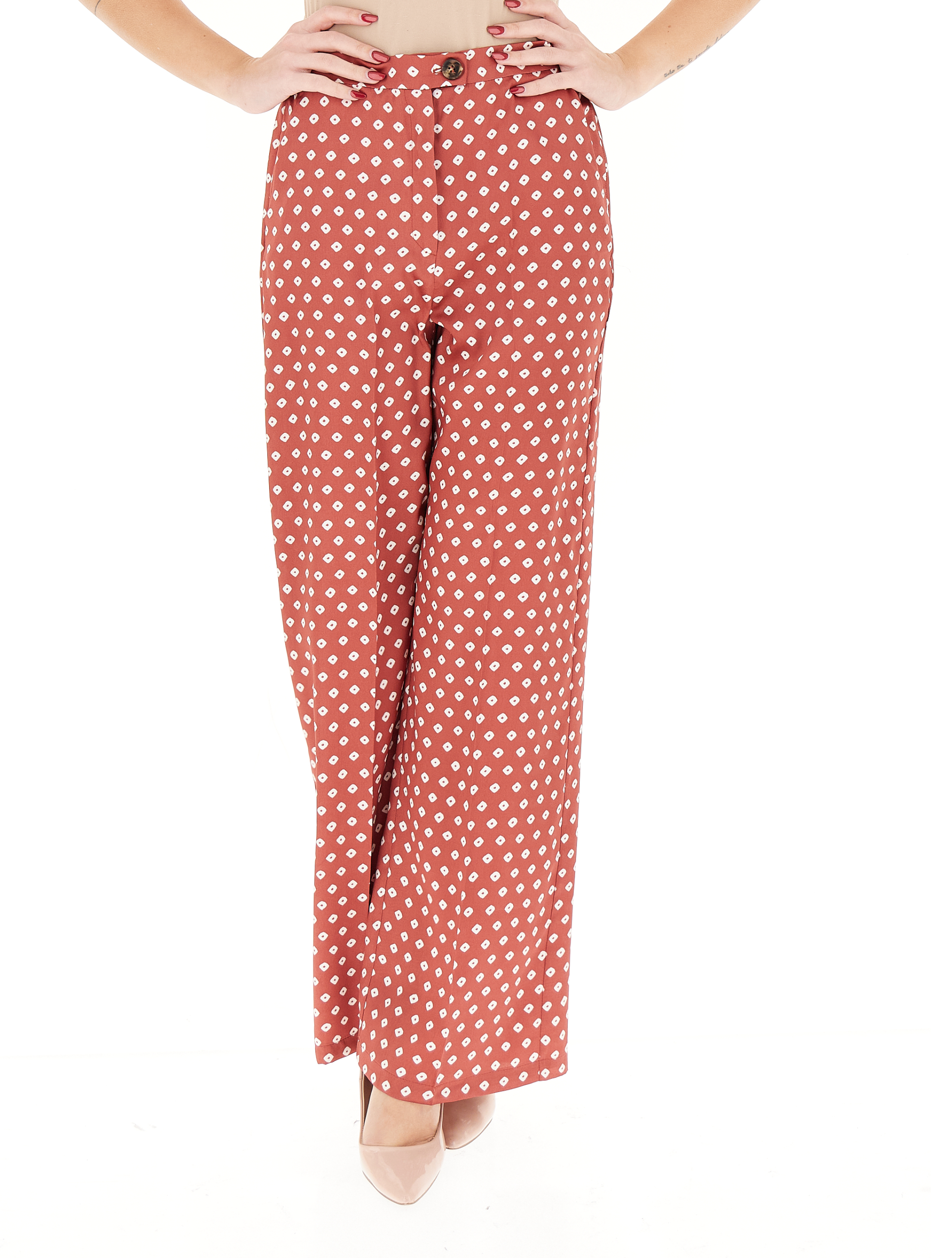 Pantalone in fantasia TERRACOTTA 44