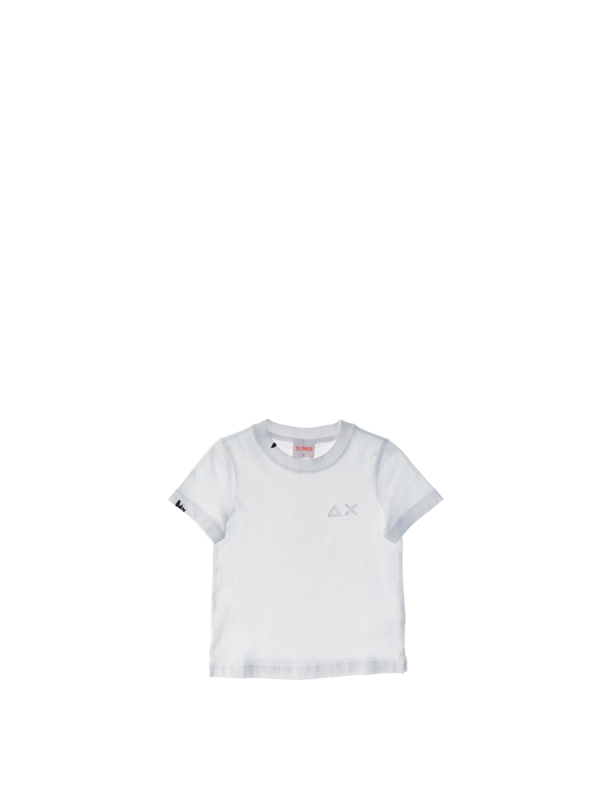SUN68 T-shirt girocollo PANNA