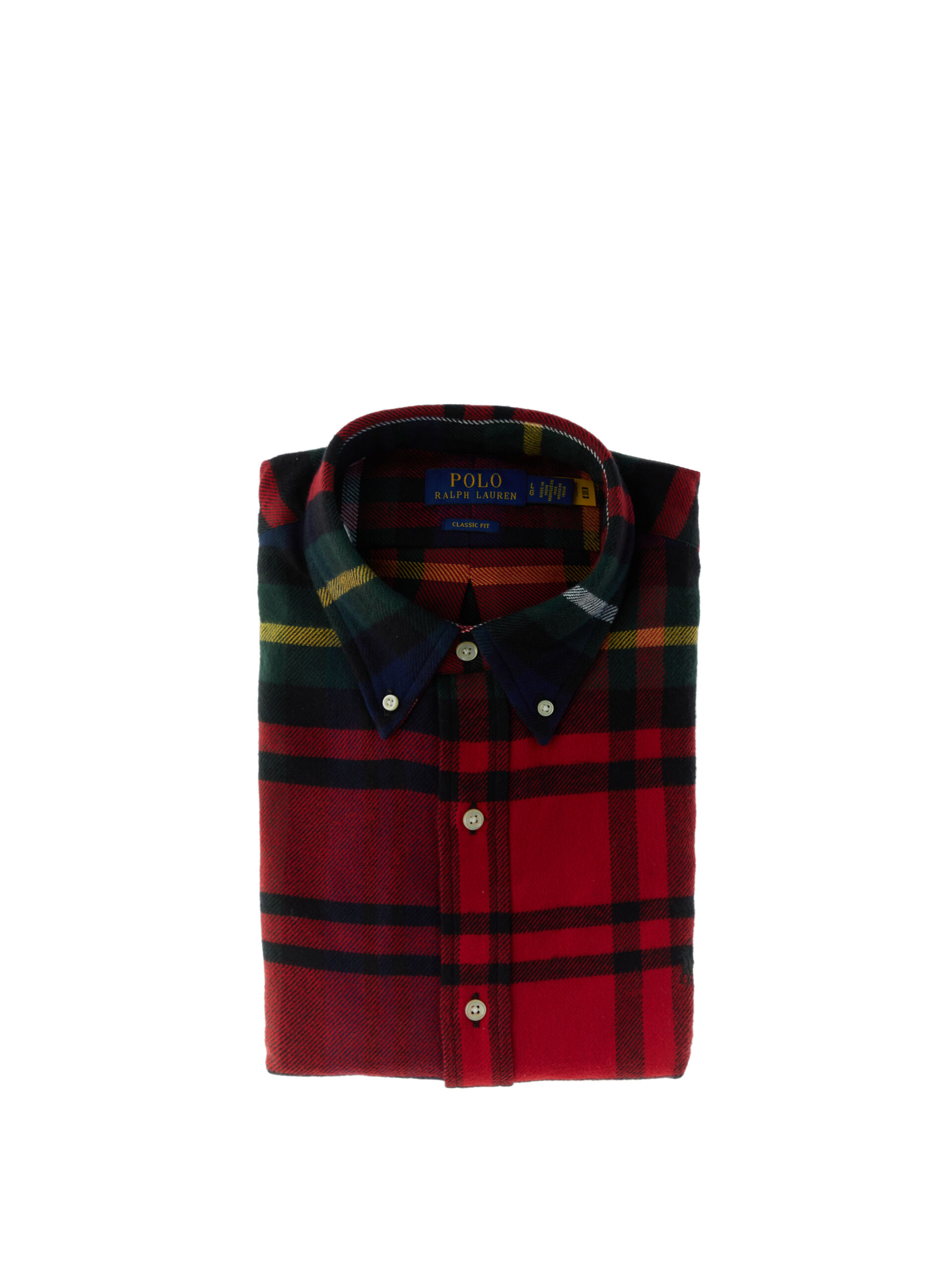 Camicia a quadri POLO ROSSO