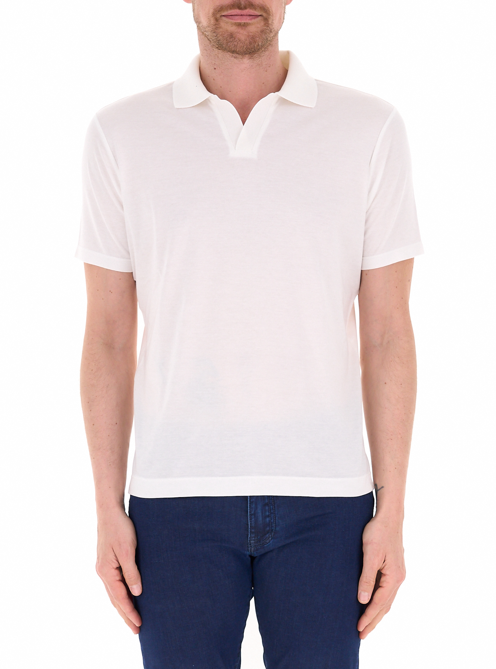 Polo maniche corte PANNA