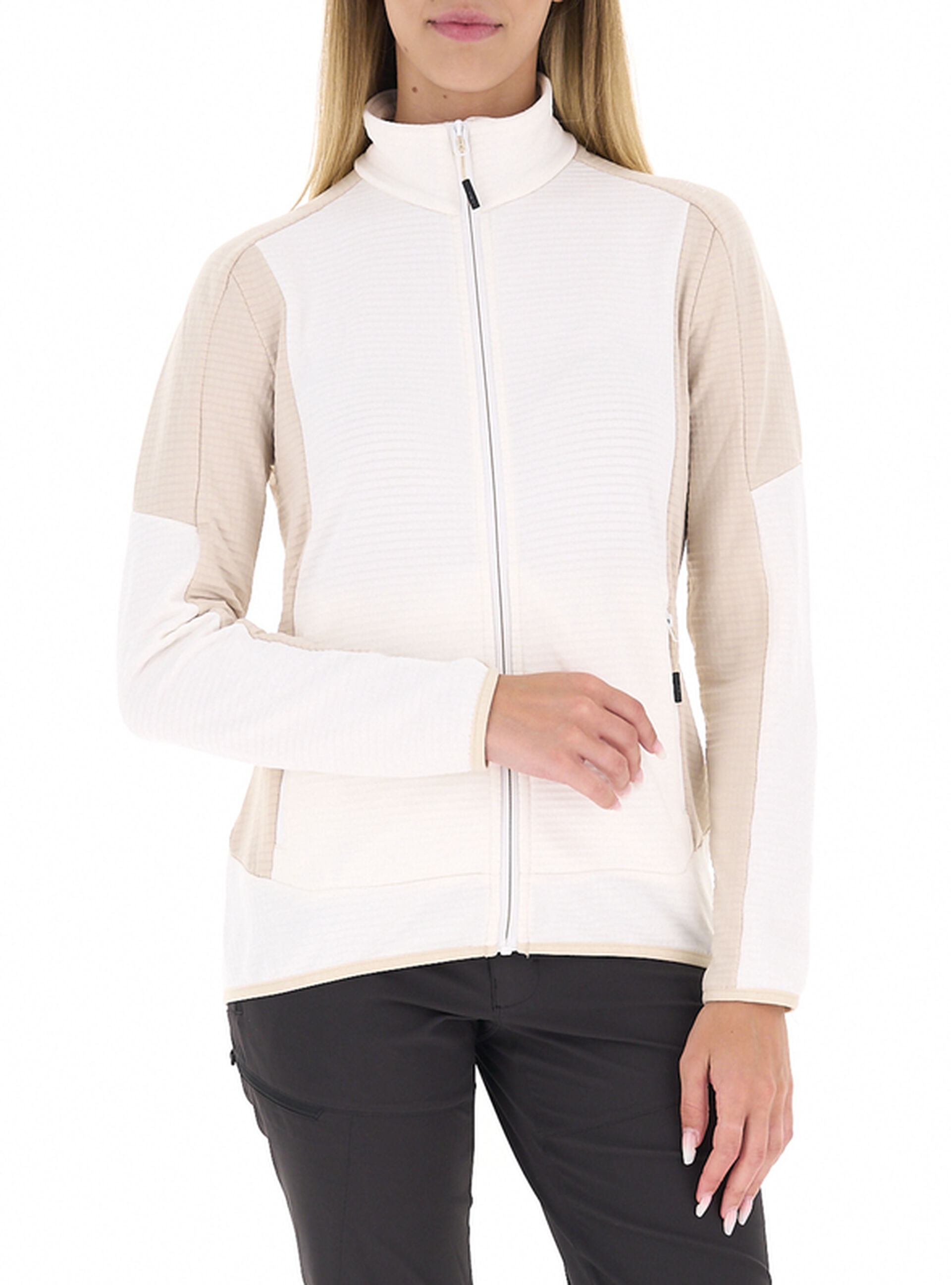 CMP Felpa con zip AVORIO 46